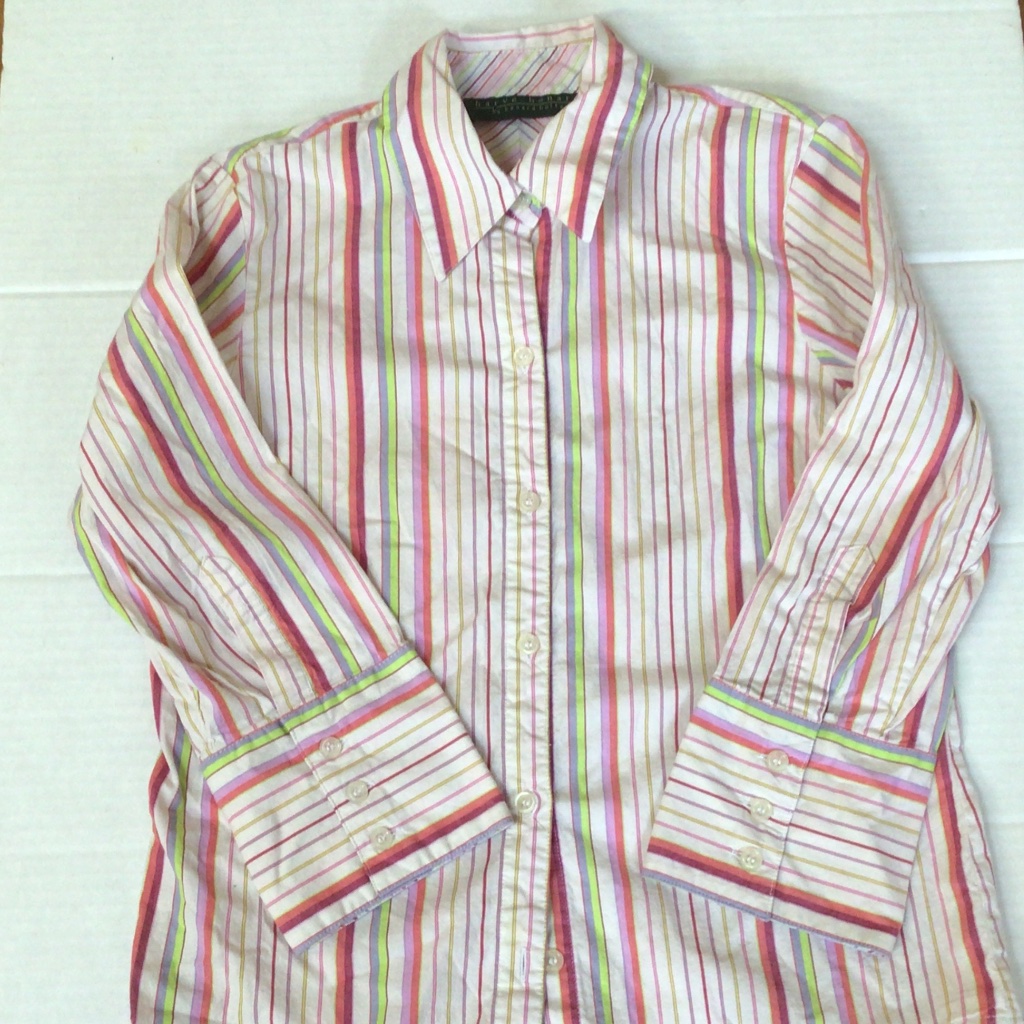 Harve Bernard By Bernard Holyzman 34 Sleeve Blouse